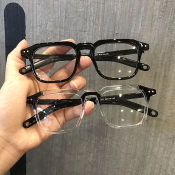 -1.0-1.5 -2-2.5-3-3.5 ~-6.0 Готови Очила за Късогледство Женски Мъжки Модни недалновидни Черни Прозрачни Очила с Диоптриями Минус