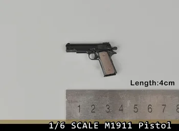 1/6 Мащаб войници аксесоари миниатюрен пистолет пистолет оръжие, модел, подходящ 12 инча(ите) Фигура