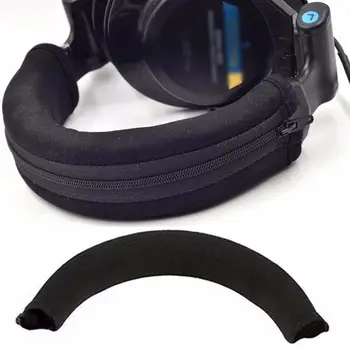 1 бр. Подходящ за ATH M50X Защитна превръзка от неопрен за слушалки Здрава Черна капачка за слушалки с цип