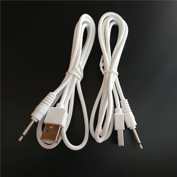 1 м 2,5 USB USB2.5 Моно аудио линия USB 2.0 към DC 2,5 мм лакът 2A зарядно устройство ще захранване на линия USB Конектор Aux аудио кабел DC2.5mm