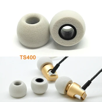 1 чифт ушни покритие от пяна с памет ефект TS-400 Калибър 4,9 мм (L M S) За слушалки-притурки 4,9 мм-6,0 мм Аксесоари за слушалки, Накрайници Губчатые амбушюры
