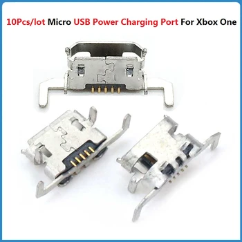 10 бр. Micro USB Мощност на Зареждане на Портове И Конектори За Xbox One Геймпад Контролер за Зарядно Устройство Конектор Опашката Жак За Xbox Един Портове И Съединители Ремонт