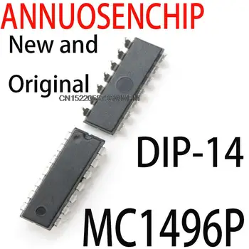 10 бр. Нов и оригинален MC1496 DIP-14 Балансиран Модулатор/Демодулатор MC1496P