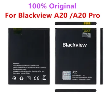100% Оригинална Резервна Батерия Blackview A20 3000 ма За Смарт мобилен телефон Blackview A20 A20 Pro + + Номер за проследяване