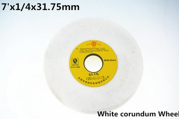 180x6,35x31,75 мм, Бял корундовый шлайфане кръг 1 бр. Безплатна доставка висококачествен Бял корунд