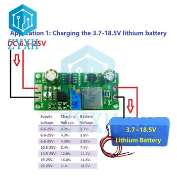 1A 3,7 3,8 7,4 В 11,1 от 14,8 НА 18,5 НА Такса зарядно устройство за литиево-йонна батерия/DC 6,6-25 до 1,2-23 В стъпка надолу преобразувател 2 в 1 с led индикатор