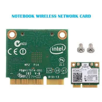 2,4 / 5 Ghz Двухдиапазонная Безжична Мрежова карта PCI-E Intel 7260HMW AC Mini за преносими компютри за Windows 7/8/10