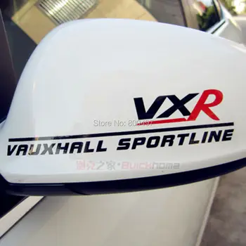 2 x Авто Стил Класически Автомобили Vinyl Стикер VXR Декоративни Светлоотразителни Стикери за Обратно виждане автоаксесоари За Vauxhall Sportline