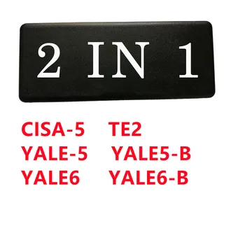 2 В 1 CISA-5, YALE-5, YALE5-B, YALE6, YALE6-B, TE2 Четец на ключове Авто Ключари инструменти