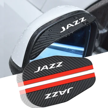 2 бр. кола Огледало за Обратно виждане стикери дъжд за вежди мерки и теглилки авточасти За Honda Jazz Авто Аксесоари