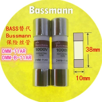 2 бр./лот, Нова марка Bassmann, бързо действащ керамичен предпазител, Мултицет, Предпазител За мултицет DMM-11AR, DMM-B-11AR 11А 1000 В 20kA 10x38 мм