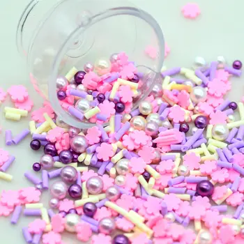 20 Грама мека глина блестящи пурпурни и червени Фалшиви спрей | Спрей за запълване на слуз | Фалшиви стереотип от полимерна глина за торта