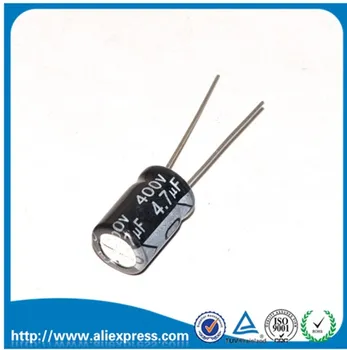 20 броя На 400 4,7 icf Алуминиеви електролитни кондензатори размер 8*12 мм 400 В/4,7 icf Електролитни кондензатори