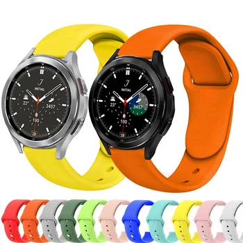 20 мм и Каишка за часовник Samsung Watch 5 4 44 мм 40 мм 5 Pro Correa Smartwatch Силиконов Ремък за Galaxy Watch 4 Classic 42 мм и 46 мм каишка