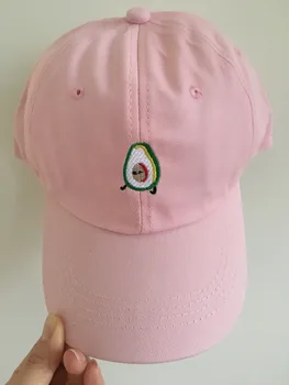 2018 Нов вегетариански шапка храните любовник памук авокадо татко шапка бейзболна шапка за мъже жени хип-хоп възстановяване на предишното положение шапки кости Гарос 