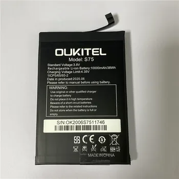 2021 дата на производство за батерии OUKITEL WP6 10000 ма Дълго време на очаквания с голям капацитет на батерията OUKITEL S75