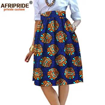 2022 Лятна Оригиналната дреха в Африканския Стил, Пола, midi, за Жени, по Поръчка, Висококачествен Памучен Дамски Дрехи от Батика A722704