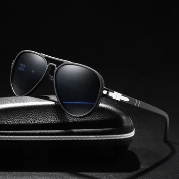 2022 Мода Джеймс Бонд 007 Ретро Стил Мъжки Поляризирани Слънчеви Очила За Шофиране Реколта Класически Слънчеви Очила