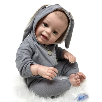 22-Цолови Кукли Reborn Бебе От Мек Винил тапицерия Yannik Baby Реалистични Bebe Новородени Muñecas Преродения