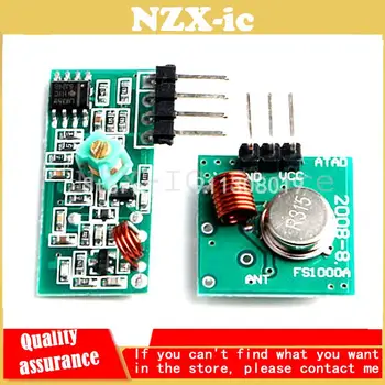 433 Mhz RF Безжичен Модул Предавател и Приемник Комплект 5 vdc 433 Mhz Безжични За Arduino Raspberry Pi/ARM/MCU WL Сам Kit