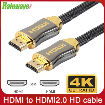 4K 60Hz HDMI-съвместим HDMI-съвместим Кабел за Високоскоростен 2.0 Позлатен Кабел за Свързване на Кабел за UHD FHD Xbox, PS3 / 4 TV