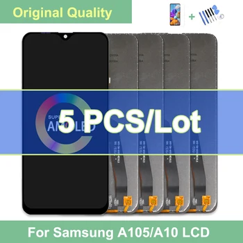 5 БР. OLED-дисплей За Samsung A10 A105 A105F/M10 M105 LCD Дисплей Модул Монитор Сензорен Екран Дигитайзер в Събирането на