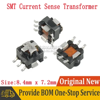 5 Бр. SMD SMT Сензор за ток Трансформатор EE5.0 20A машина за висока точност на сензора трансформатор Стойност на оборота на 1: 100 20 khz-1 Mhz PA1005.100NL