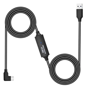 5 Метра USB C до Кабел за Високоскоростен Кабел за данни, За Oculus Quest VR Сигнален Кабел за Свързване USB 3.0 Кабел за зареждане