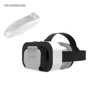 5 Миниых точки VR Очила VR SHINECON BOX 3D Очила за Виртуална Реалност Очила за Виртуална Реалност Слушалки VR За Google cardboard Smartp