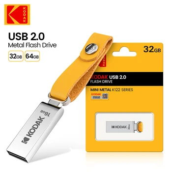 5 бр. Оригинални KODAK K122 Метален USB Флаш памет от 64 GB 32 GB Memory stick флаш памет USB2.0 стик Висока Флаш Диск U Диск memoria