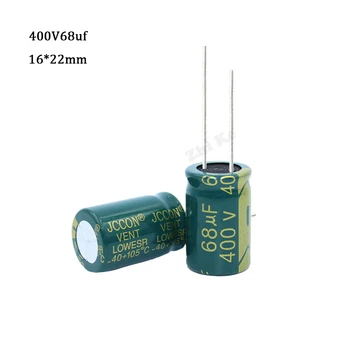 5 бр./лот 400 68 icf 16*22 mm 20% БРАЗДА висока честота на Низкоомный Алуминиеви електролитни кондензатори 68000NF 20%