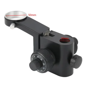 50 мм Точно Регулиране на Фокуса на Притежателя Диаметър 25 мм, Прът да Инсталирате Дупка Увеличаване на C за монтиране на Обектива Поддръжка на Видео Микроскоп, Камера Стойка Аксесоар