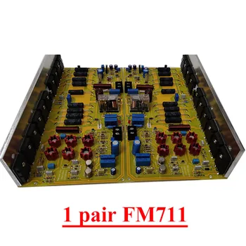 500 W * 2 Еталонно Усилвател на Мощност FM711 Висока Мощност 20 бр. вход за транзистор TT 2SC5200 Красив Звук HI-FI Аудио Усилвател