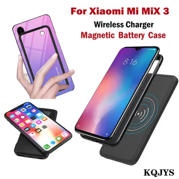 5000 mah Магнитно Зарядно Устройство на Седалките за Xiaomi Mi MiX 3 Калъф за Батерията, Безжичен Power Bank Калъф за Зареждане на Телефона Mi MiX 3