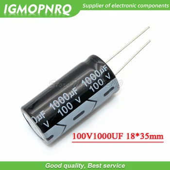 5ШТ 100V1000 icf 18*35 мм 1000 uf 100 В 18*35 Алуминиеви електролитни кондензатори