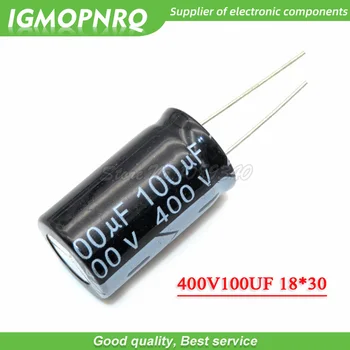 5ШТ 400V100UF 18*30 мм, 100 uf 400 В 18*30 Алуминиеви електролитни кондензатори