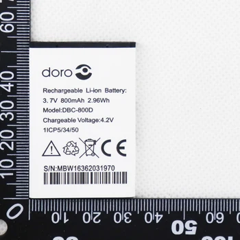 5шт 10шт 20pcs DBC-800A DBC-800B DBC-800D XYP1110007 батерия за Doro 6021, 6030, 6050, 6120, 6121, 6171, Phoneasy 500