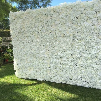 60x40 cm ширина Коприна Роза Стена на Изкуствени Цветя, Сватбена Украса на Стената Фон За Снимки на Детски Душ Фризьорски салон Фон