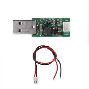 7 W USB DC 5 до 6 9 12 15 През Регулируем Изход Преобразувател на постоянен ток Стъпка Нагоре модул