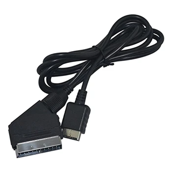 87HA RGB Scart кабел за PS1, Ps2, PS3, TV, AV, Водещ, 1,8 м кабел за свързване на Игрова, Тел конзола за Pal/ntsc