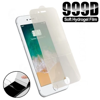 999D Защитно Гидрогелевая Фолио За iPhone 7 8 6 Plus SE 2020 Мека Защитно Фолио За екрана на iPhone 13 12 mini 11 Pro Xs Max X XR Не Стъклена