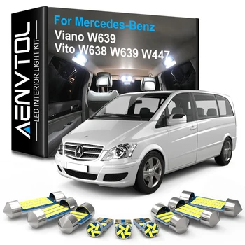 AENVTOL Canbus Интериорен Лампа LED За Mercedes Benz Viano Vito W638 W639 W447 1996-2012 2013 2014 2015 2016 2017 2018 Аксесоари