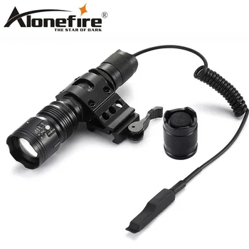 AloneFire TK104 led фенерче водоустойчивост светлини флаш xml L2 5 режима на tactic lintern светкавица с дистанционно управление, ключ притискателния панел