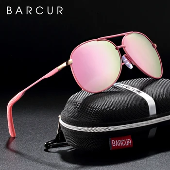BARCUR Оригинални Дамски Поляризирани Очила Дамски UV400 с Градиентными Лещи Слънчеви Очила за Жени
