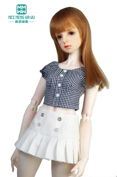 BJD стоп-моушън облекло за 58-60 см 1/3 SD Кукли, играчки Топка Шарнирные Аксесоари за кукли с Модерна риза в клетката