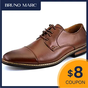Bruno Marc/ Официални мъжки модел обувки-Oxfords с Като Дантела, Италиански мъжки Обувки, Класическа Модерна Висококачествена Кожа