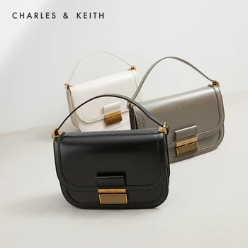 CHARLES＆КИЙТ новият пристигането на есента 2021 CK2-80781599-1 Женска чанта през рамо с метална катарама