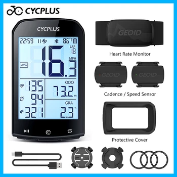 CYCLPLUS M1 Аксесоари За Велосипеди, GPS Велосипеден Компютър за измерване на Скоростта на Велосипеди Bluetooth 5,0 ANT + Ciclismo Измерване на Скоростта на за Garmin Zwift