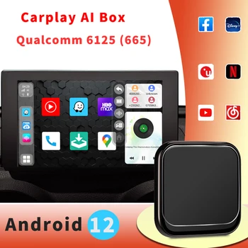 CarPlay Android 12 Безжичен Android Авто USB Wifi Адаптер Ключ Автомобилен Мултимедиен Стрийминг Блок за Кола на Mercedes Porsche