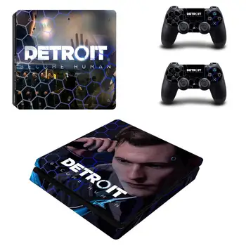 Detroit Become Human PS4 Тънки Етикети Play station 4 Стикери Стикери за PlayStation 4 PS4 Тънка Конзола и контролер на Кожата